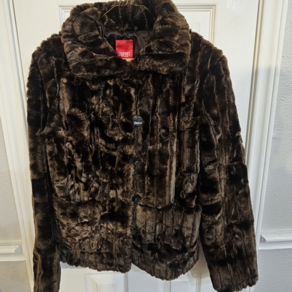 Esprit Jackets & Blazers - Retro Look Faux Fur Jacket by Sprit Outerware
